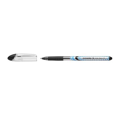Pix cu gel Schneider Slider M, corp transparent, varf 0.4 mm, negru BPTCSCH151101