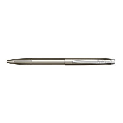 Pix cu mecanism Scrikss Titanium, corp metalic, varf M, scriere albastra BPTCWM071967