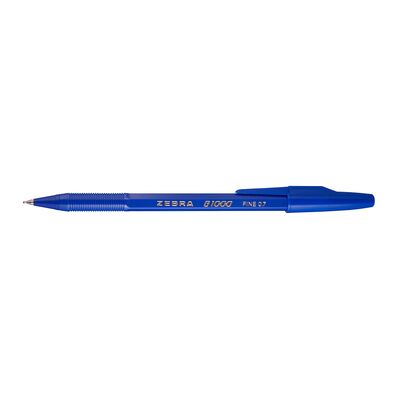 Pix fara mecanism Zebra B1000, corp plastic, varf 0.7 mm, culoarea scrierii albastru BPTCZB031642