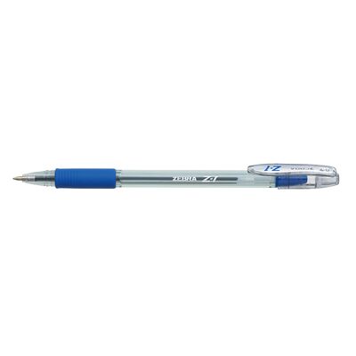 Pix fara mecanism Zebra Z1, grip, corp plastic, varf 0.7 mm, culoare scriere albastru BPTCZB024162