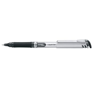Roller cu gel, Pentel, Energel, 0.7 mm, plastic, negru BPTCPE101100