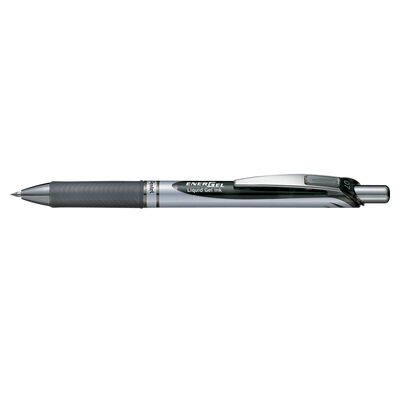Roller cu gel, Pentel, Energel, 0.7 mm, plastic, negru BPTCPE101200