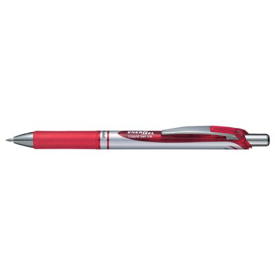 Roller cu gel, Pentel, Energel, 0.7 mm, plastic, rosu BPTCPE101201