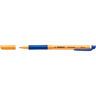 Roller cu gel, Stabilo, Point Visco, 0.5 mm, plastic, albastru BPTCSW109941