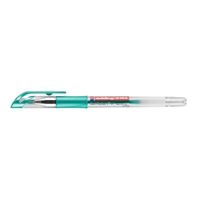 Roller cu gel Edding 2185, varf 0.7 mm, verde metalic BPTCED218574