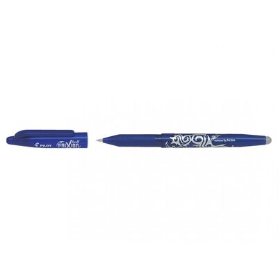 Roller cu gel Pilot Frixion Ball, fara mecanism, 0.7 mm, albastru BPTCPI500005