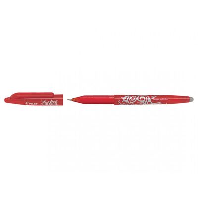 Roller cu gel Pilot Frixion Ball, fara mecanism, 0.7 mm, rosu BPTCPI500004
