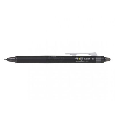 Roller cu gel Pilot Frixion Clicker, cu mecanism, 0.5 mm, negru BPTCPI500020
