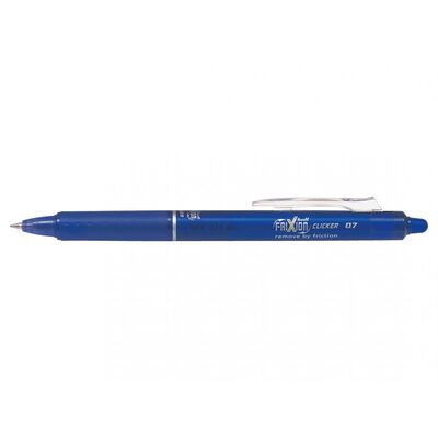 Roller cu gel Pilot Frixion Clicker, cu mecanism, 0.7 mm, albastru BPTCPI500018