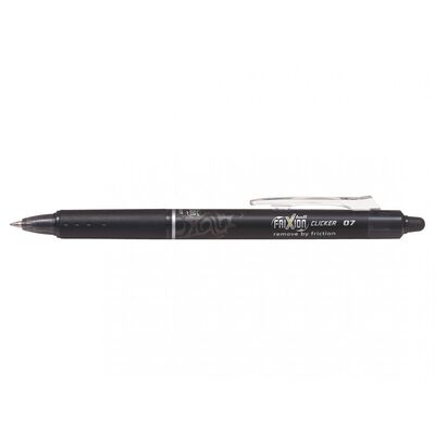 Roller cu gel Pilot Frixion Clicker, cu mecanism, 0.7 mm, negru BPTCPI500016