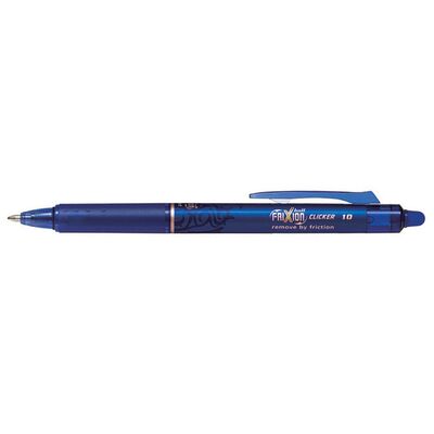 Roller cu gel Pilot Frixion Clicker, cu mecanism, 1 mm, albastru BPTCPI500015