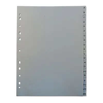 Separatoare Noki, din plastic, cu index A-Z BPTCDY00040