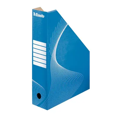 Suport vertical pentru documente, Esselte, Standard, carton, albastru BPTCSL40692