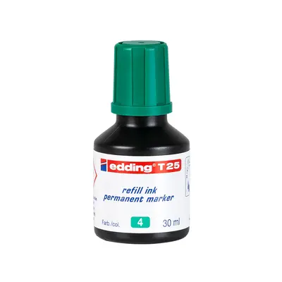 Tus Edding T25 pentru marker permanent, 30ml, verde BPTCED94254