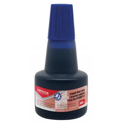 Tus pentru stampila automata/de cauciuc fara ulei Office Products. 30 ml, albastru BPTCDN301101