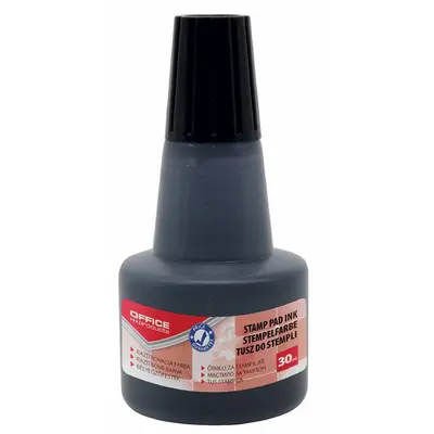 Tus pentru stampila automata/de cauciuc fara ulei Office Products. 30 ml, negru BPTCDN301105