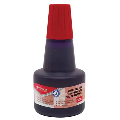 Tus pentru stampila automata/de cauciuc fara ulei Office Products. 30 ml, rosu BPTCDN301104