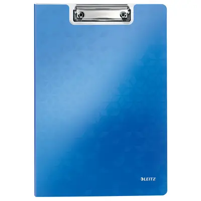 Clipboard dublu Leitz WOW, PP, albastru metalizat BPTCSL980052