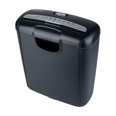 Distrugator de documente Pavo, Stripcut Montreal, 6 coli, 10L, negru BPTCPV8018017