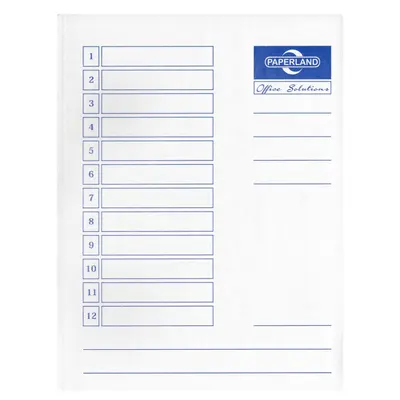 Dosar Standard, alb, plic A4, carton 230gmp BPTCPPL2503