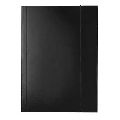 Mapa Esselte Economy din carton, cu elastic, negru BPTCSL000178