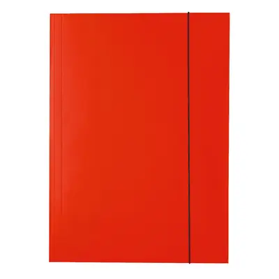 Mapa Esselte Economy din carton, cu elastic, rosu BPTCSL000179