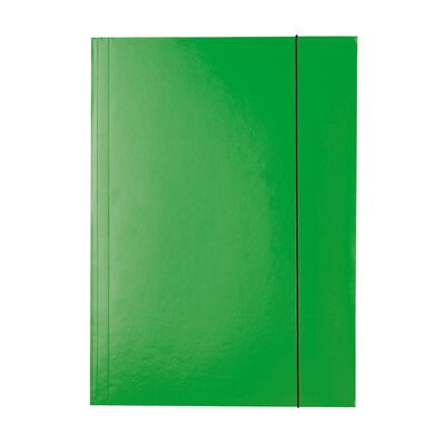 Mapa Esselte Economy din carton, cu elastic, verde BPTCSL000180