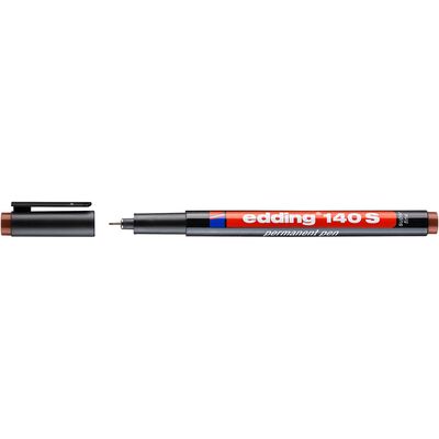 Marker Edding 140 OHP, permanent, varf 0.3 mm, maro BPTCED1407