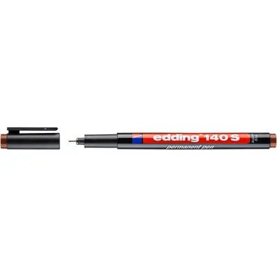 Marker Edding 140 OHP, permanent, varf 0.3 mm, maro BPTCED1407