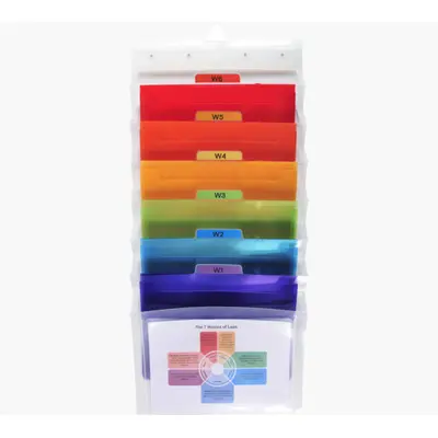 Organizator de perete EXACOMPTA, PP, 6 compartimente, 360x260 mm BPTCFA055898