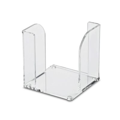 Suport pentru cub hartie Maul, sticla acrilica, transparent, 9x9 cm BPTCMA954005