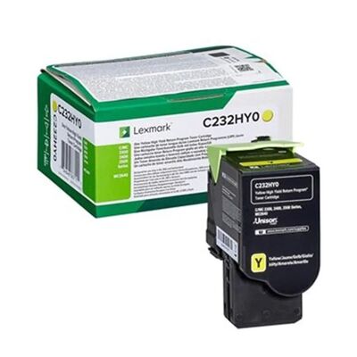 Toner original Lexmark C232HY0, 2300 pagini, galben BPTCLX830010
