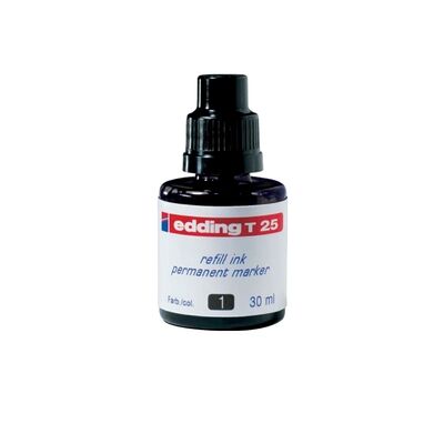 Tus pentru marker permanent Edding T25, 30 ml, negru BPTCED94251