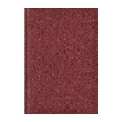 Agenda A5 Adria, nedatata, hartie ivory, coperta maro roscat BPTCEJ251706