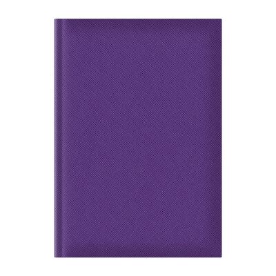 Agenda A5 Adria, nedatata, hartie ivory, coperta mov BPTCEJ251704