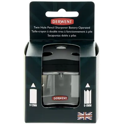 Ascutitoare electrica DERWENT Professional, dubla, plastic, negru BPTCSL230233