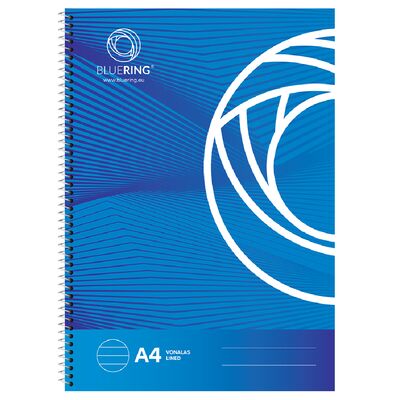 Caiet Bluering, A4, cu spira, 70 file, 70 g, coperta carton, dictando BPTCBR770001