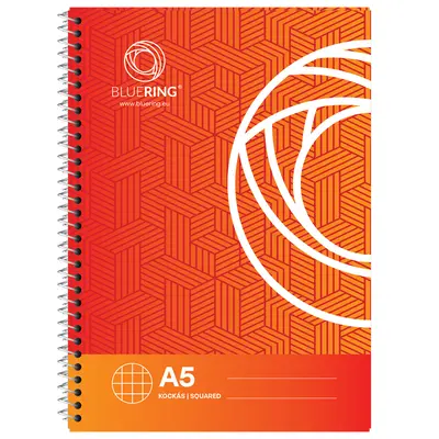 Caiet Bluering, A5, cu spira, 70 file, matematica BPTCBR770004