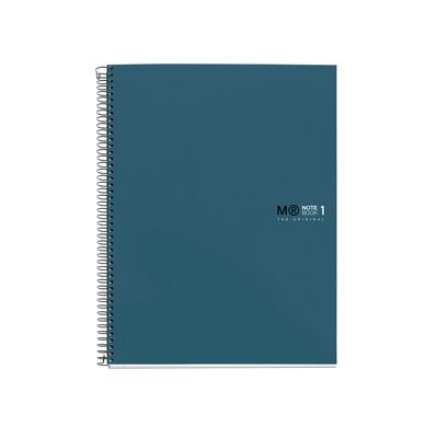 Caiet cu spira  Miquelrius Original, A4, matematica, 80 file, coperta cu tratament antiviral si antibacterian, bleumarin BPTCMQ046581