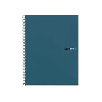 Caiet cu spira  Miquelrius Original A5, dictando, 80 file, coperta cu tratament antiviral si antibacterian, bleumarin BPTCMQ049993