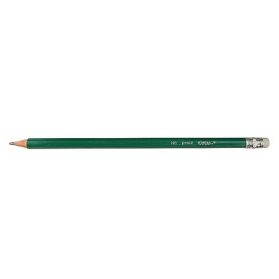 Creion grafit EVOffice, cu radiera HB, ascutit verde BPTCBS000004