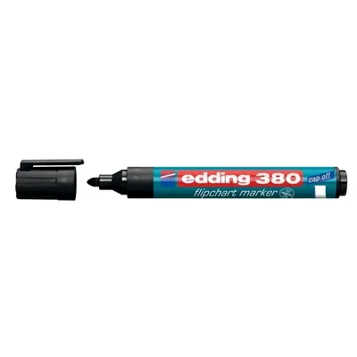 Marker Edding 380 pentru flipchart, varf rotund, 1.5-3 mm, negru BPTCED380001