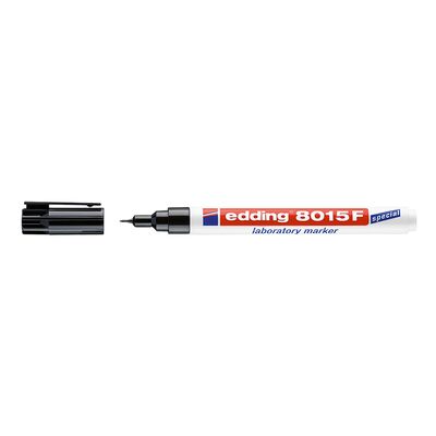 Marker Edding 8015 pentru laborator, varf 0.75 mm, negru BPTCED048015