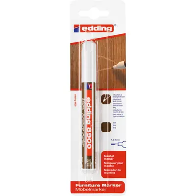 Marker Edding 8900 pentru retusuri mobilier, lemn tec BPTCED890009