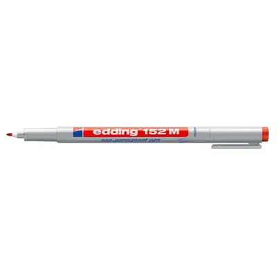 Marker nepermanent Edding OHP 152, varf rotund, 1.0 mm, rosu BPTCED152002