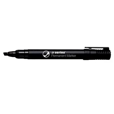 Marker permanent A-series, varf retezat 2-5 mm, negru BPTCAY01088