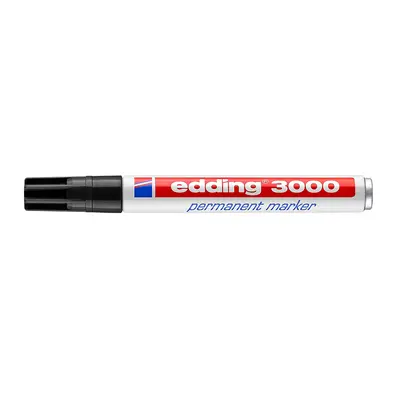 Marker permanent Edding 3000, varf 1.5-3 mm, negru BPTCED30001
