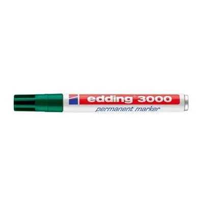 Marker permanent Edding 3000, varf 1.5-3 mm, verde BPTCED30005