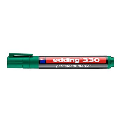 Marker permanent Edding 330, varf retezat 1-5 mm, verde BPTCED3304