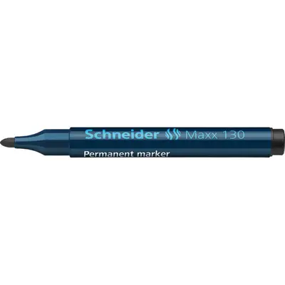 Marker permanent Schneider 130, varf rotund, 1-3 mm, negru BPTCSCH001003